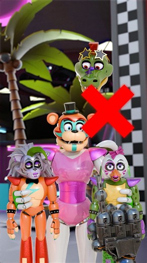 FNAF Glamrock Head Puzzle Challenge