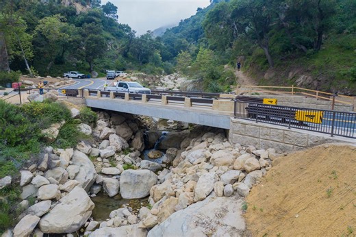 Construction on Cold Springs Creek Bridge now Complete and Open to Public