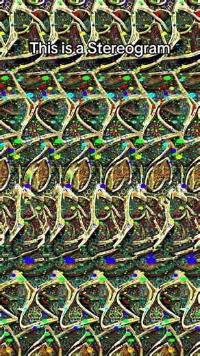 Discover the Hidden 3D Magic in This Stereogram
