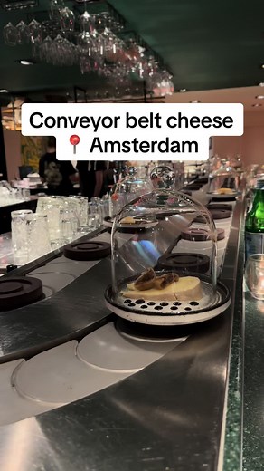 Conveyor Belt Cheese Experience at Kaasbar Amsterdam