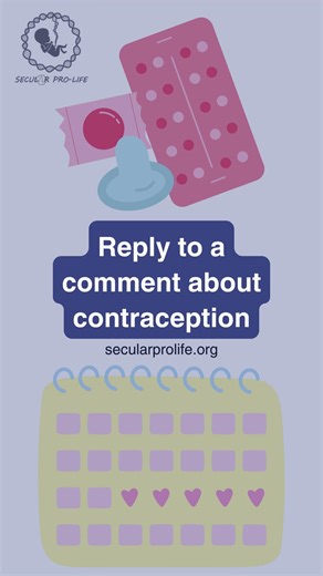 2.6K views · 128 reactions | Pro-life sentiment is not about pushing your morals on other people. See "You can be pro-life and pro-contraception. Most of us are!" on our Substack: https://ow.ly/Swjq50Wtq9s | Secular Pro-Life | Facebook