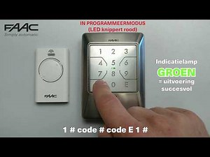 Programmatie tutorial - XKP W draadloos codeklavier