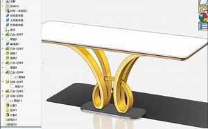 SOLIDWORKS不锈钢桌，听说你还不会做？