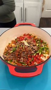 Delicious one pot pasta shells with beef Olivia uses pasta, onion, garlic, rotel, ground beef, tomato bouillon, sazon seasoning, serrano pepper, water, garlic powder, onion powder, bay leaf and cilantro to make a super tasty pasta dinner. This original video was produced by Network Media LLC and Olivia | Spill The Fun