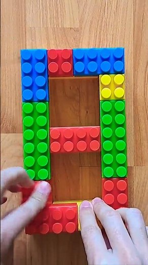 Making Number 8: Learning to Count with Building Blocks #shorts