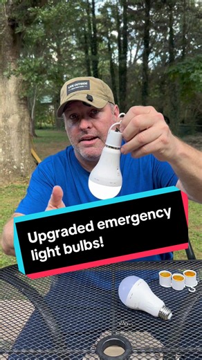 Upgraded rechargeable emergency light bulbs! #rechargeablelightbulb #emergencylightbulb #emergencylight #poweroutage