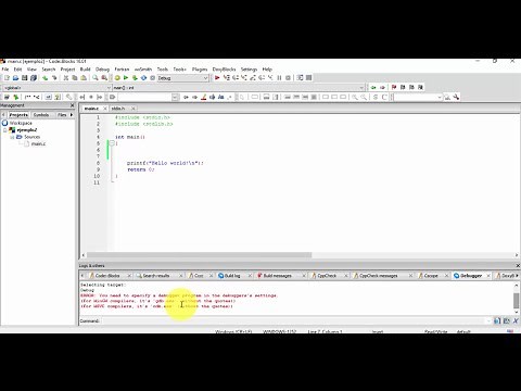 Code::Blocks, Solucionar error: you need to specify a debugger program in the debuggers settings