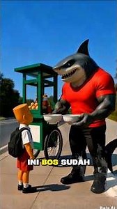 Tung tung traktir makan bakso 1 kelas #animasi #kartun #tungtungtungsahur #shortviral #shorts