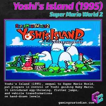 Super Mario World 2: Yoshi's Island (1995) #retrogaming #nintendo #yoshi #mario #snes #16bit