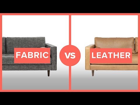 Fabric Vs Leather Sofa - which one is for you?