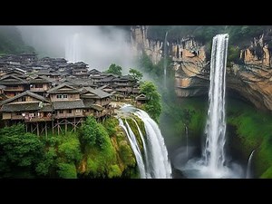 World’s Most Dangerous Free Hanging Honey Ladder Who Hangs Under the Cliff’s Jaw 2025 4K