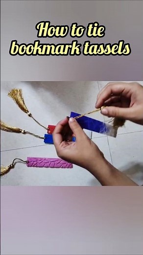 How to Tie a Tassel on a Bookmark (It Won’t Fall Off Again!)😍 #resinbookmark #resincrafts #resinart