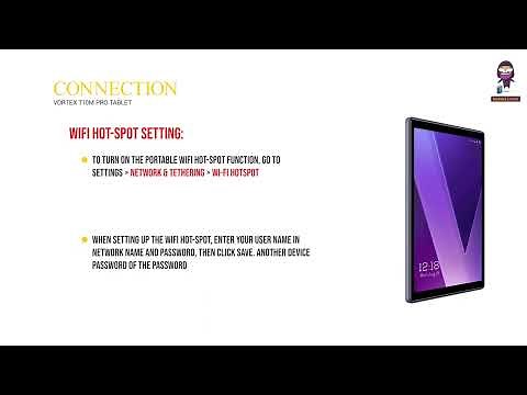 Vortex T10M PRO Tablet User Manual: Power Button, Volume Button, Network Connection & More