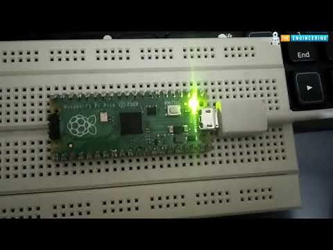 LED blinking with Raspberry Pi Pico and MicroPython
