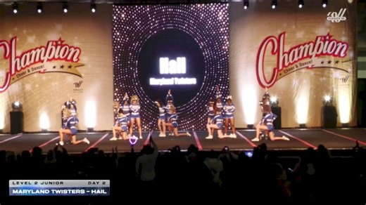 Maryland Twisters - Hail [2025 L2 Junior Day 2] 2025 Champion Cheer and Dance Grand Nationals
