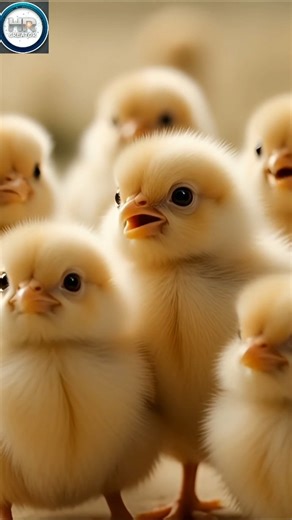 Baby Chicks Chirping 🐥 ASMR 🐣 Melt Your Heart ❤ 💙 #birds #adorablechicks #birdsounds #cute #ayam