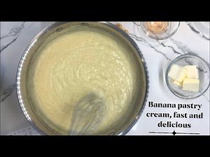 Banana Pastry Cream ~ Aunt Susie's Kitchen