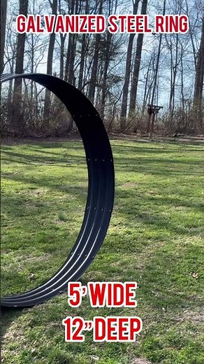Galvanized Steel Fire Pit or Raised Garden Bed #firepits #raisedbedgarden #backyard