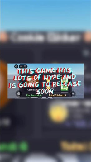 New ROBLOX GAME COOKIE CLICKER!!! #roblox #video games #shorts #robloxgames #funny #robloxshorts