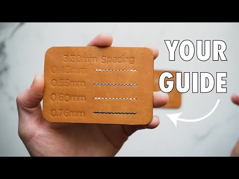 Thread Sizes & Irons COMPARED. What do you need? Super Easy Approach for LEATHERWORKERS.
