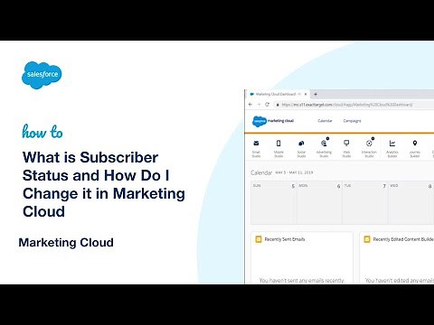 What is Subscriber Status and How Do I Change it in Marketing Cloud | Salesforce
