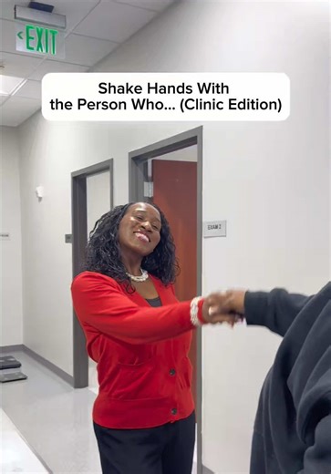 Shake hands with the person who… (clinic edition) 🤝 A little Monday motivation to start the week strong ✨ The people behind the clinic are what make it special. At CLS Health, it goes beyond patient care — it’s a team that shows up for one another every day. 🩺 #CLSHealth #clinicteam #healthcareculture #teamwork #mondaymotivation