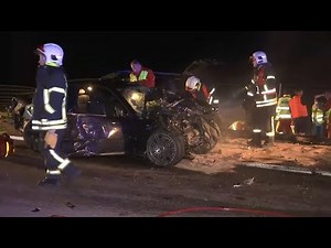THÜRINGEN: Zwei Tote und viele Verletzte bei Unfällen auf A71
