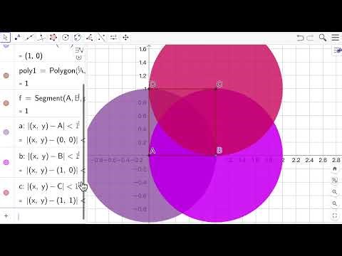 Circle division within a square 1: The intersection of four circles