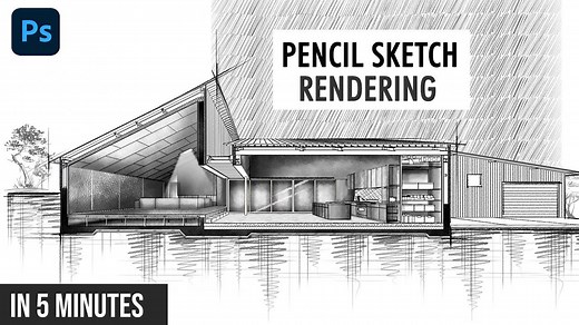 5-Minute Pencil Rendering Tutorial for Architects — Quick & Easy