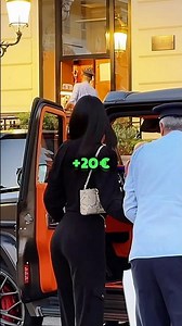 Attractive G-Class Lady Tipping In Monaco