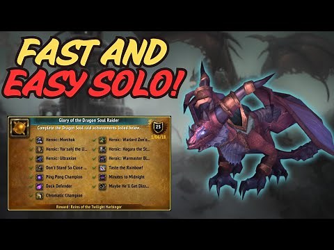 How to Solo Glory of the Dragonsoul Raider for Twilight Harbinger Mount | WoW Guide (2025)
