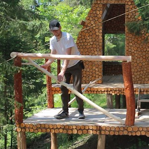 55K views · 128 reactions | Log Home Construction | Amelia Putri | Facebook