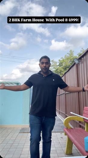 2 BHK AC Farm House with swimming Pool @ 4999/- 2 AC bedrooms , swimming pool , hall and kitchen with complete setup Upto 10 members can enjoy Holiday Home Farm house near Moinabad #farmhousekitchen #budgetfriendly #weekendtrip #longweekend #ganeshvisarjan #hyderabadrains #saturdays | Aamir Ahmed