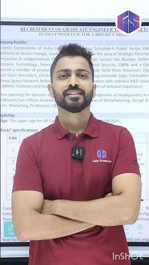 ECIL GET (Graduate Engineer Trainee) Recruitment 2025 | Exam Pattern | Freshers Eligible