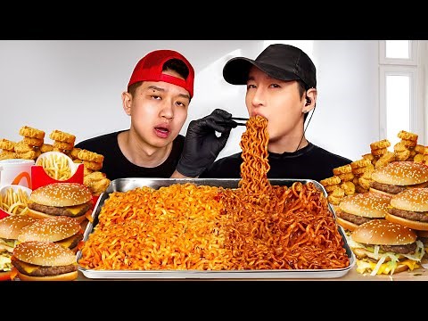 I Survived Zach Choi's INSANE Mukbang Diet