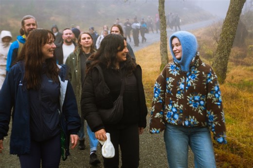 Inside singer Sigrid’s intimate walks through nature with her fans