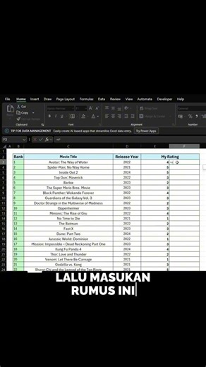 Create a star rating in Excel using this formula!