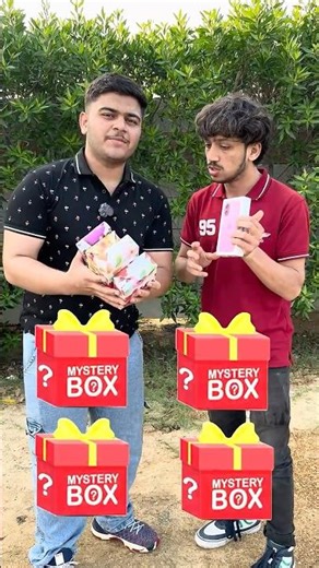 4 mystery box or iPhone 16 #challenge #shorts