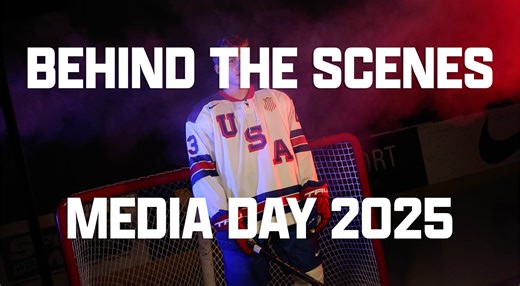 Here's a little behind the scenes look at NTDP Media Day 👀📸 | USA Hockey's NTDP