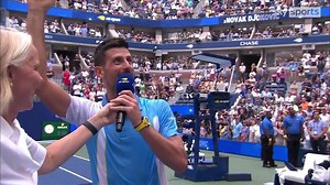 'Fight for your right to parrrty!' | Novak Djokovic sings Beastie Boys with fans!