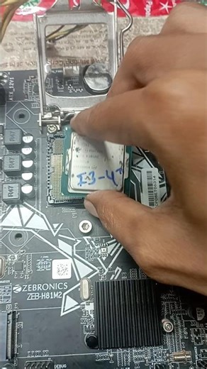 zebronic h81 m.2 motherboard processor install! 4th generation supported motherboard #shorts #short