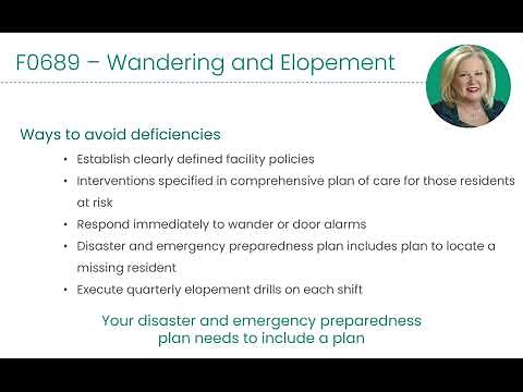 Wandering and Elopement – avoiding the F689 tag and keeping your nursing home residents safe