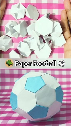How to Make Paper Football Ball || Soccer Ball
