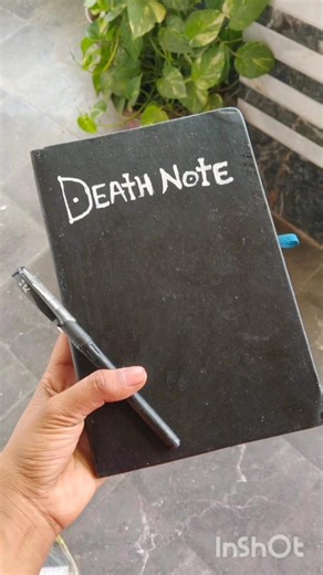 Death Note book #creativecorner #diy #craft #art #creeepy