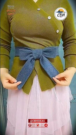 how to tie a pretty knot on a dress