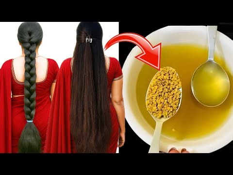 मेथी में सिर्फ एक चीज मिलालो बाल इतने लंबे,मोटे हो जाएंगे कि सब चौंक जाएंगे💯✅ Hair Booster Tonic