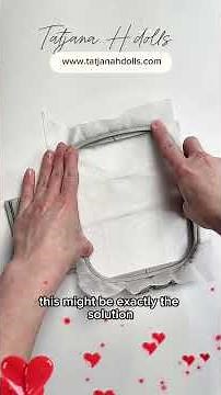 Embroidery Tip: How to Reuse Water-Soluble Stabilizer. Water-Soluble Thread Hack for Embroidery