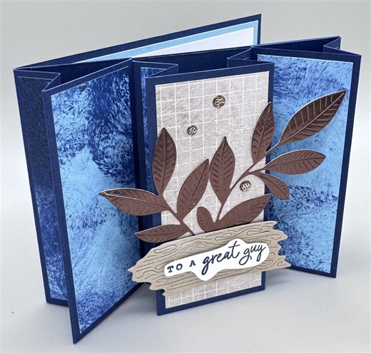 How to Make a Front Triple Panel Pop Out Card - The Wandering Stamper