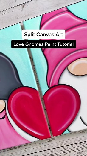 Easy Gnome Painting Ideas for Valentine's Day