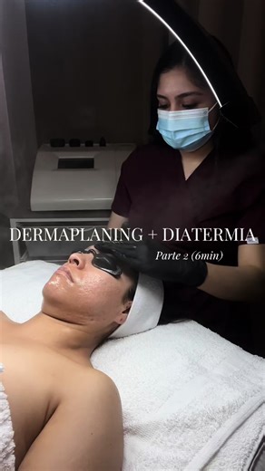 Parte 2 (6min) | Dermaplaning Diatermia🌟🫧 El tratamiento perfecto para deja la piel limpia, hidratada, luminosa u revitalizada🫂 #facial #emprendedor #cabina #cosmiatra #mascarillasfaciales
